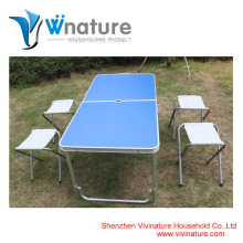 Table en aluminium et chaise table de jardin de table de camping